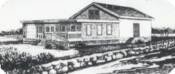 Black & White Drawing of Gardner's Wharf Seafood